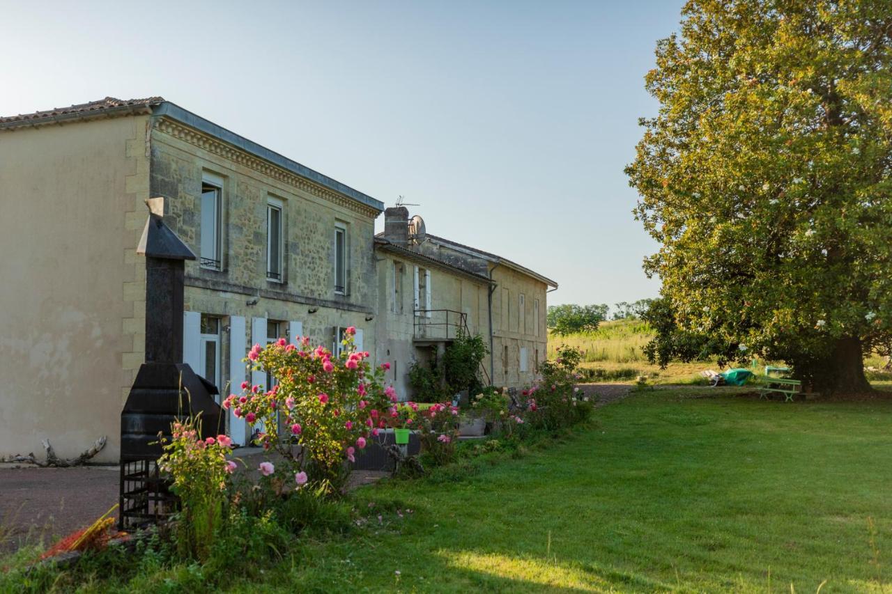 Chambre D'Hote Pres Bordeaux Au Chateau Camponac Bourg-sur-Gironde Exteriör bild
